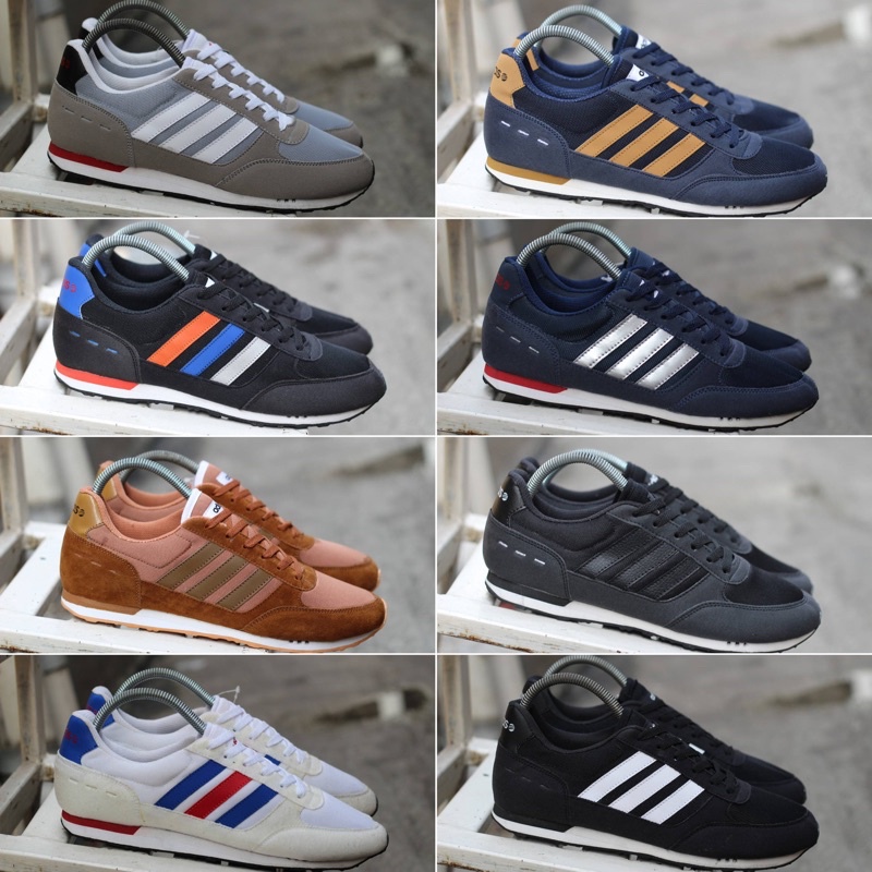 Sepatu Adidas Neo City Racer Premium BNIB Pria Wanita