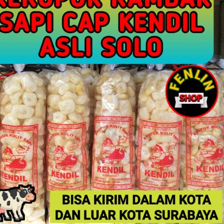 

12.12 BRANDS FESTIVAL KERUPUK RAMBAK SAPI KENDIL SOLO JUMBO 275 GR !!!
