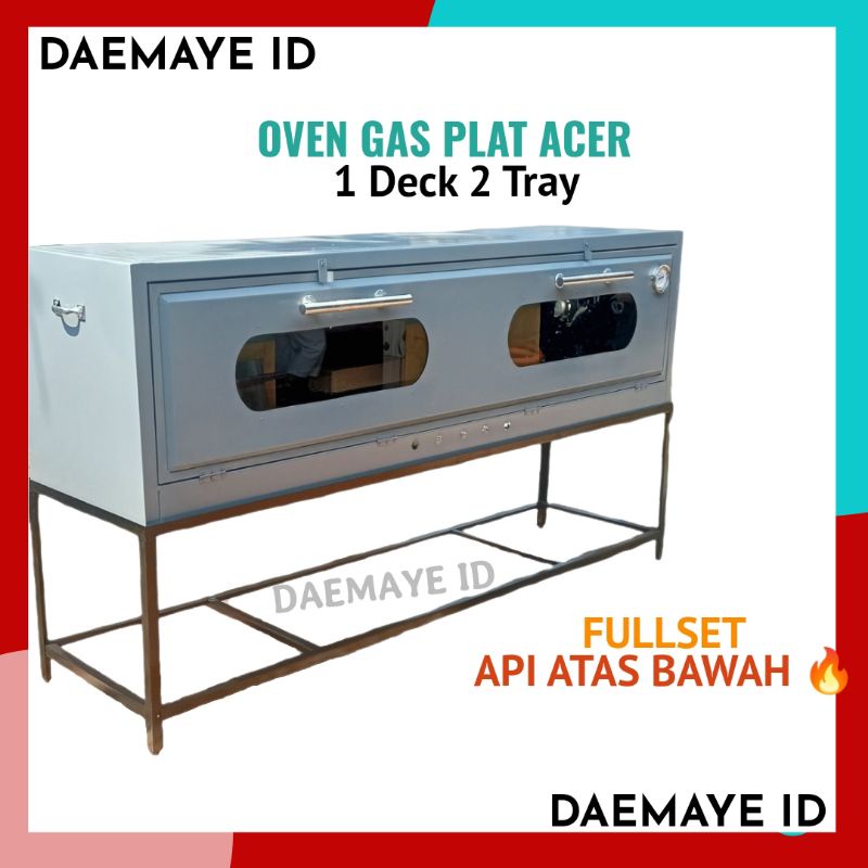 Oven Gas Kapasitas Besar/Oven Gas Api Atas Bawah/Oven Gas Manual/Oven Gas 2 Meter/Bahan Plat Acer