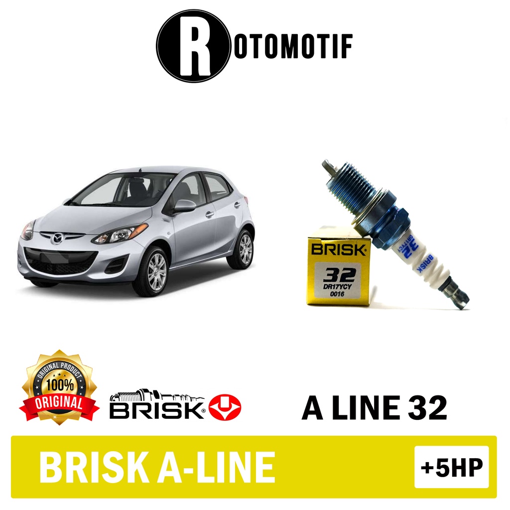 Busi Mobil Vios Yaris VVT-i Mazda 2 Non Skyaktiv Brisk A Line 32