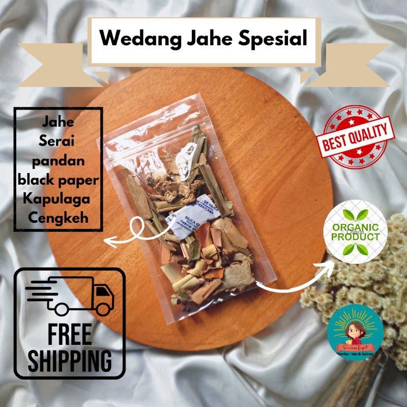 

Wedang Jahe Spesial - Herbal Organik Alami - Jamu Tradisional - Minuman Berkhasiat - Ramuan Jsr - Paket Jsr - Jsr - Jahe - Wedang
