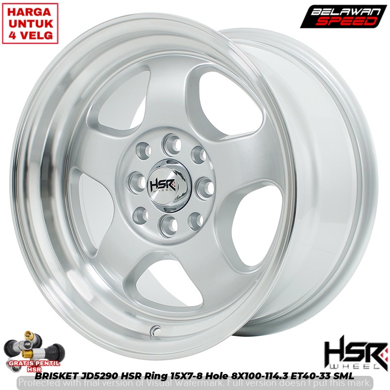 Jual Velg Mobil Racing Pelek Modifikasi Ring Hsr Brisket Pcd X