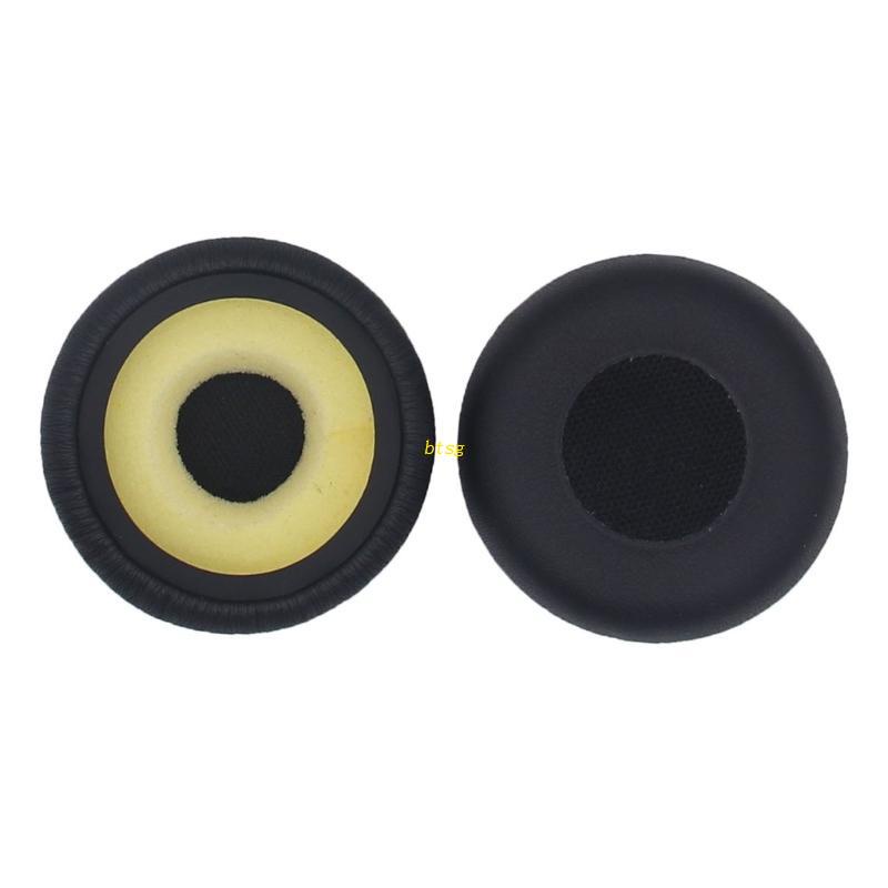 Bt 2Pcs Earpads Earpads Bantal Telinga Pengganti Ear Muffs Headphone Cushion Pad Untuk Evolve 20 20se 30 30II 40 65 65+ 75 75+kepala