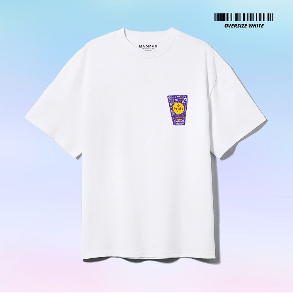 MADMAN Oversize Frutea "Fruti" Premium T-Shirt | oversized | atasan kaos | wanita | PO | WTH-42