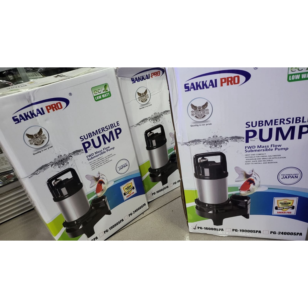 SAKKAI PRO - Pompa Kolam - PG-16000SPA - 16000L/h - 145w - Hmax 5.5M