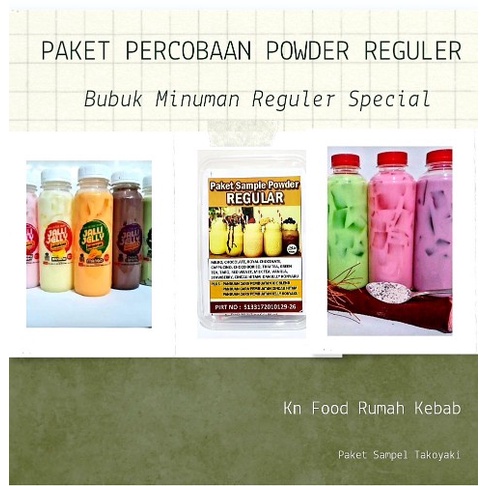 

Paket percobaan bubuk Minuman SPECIAL - Powder bubble drink dan cappucin SPECIAL
