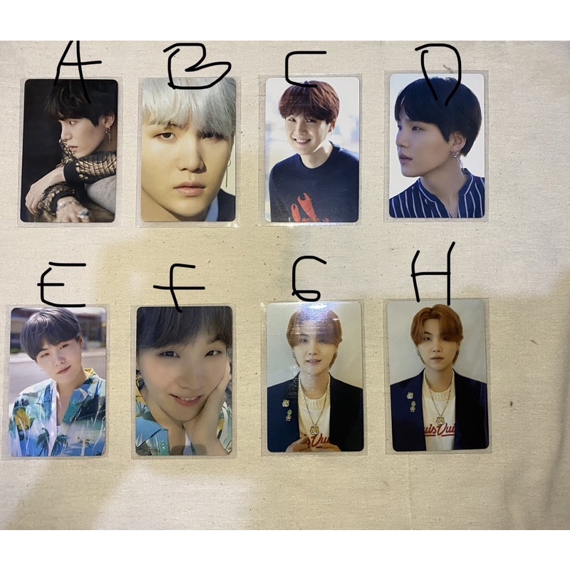 SUGA DICON & POSTCARD SUGA