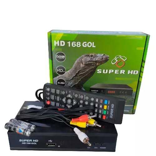 (STB) SET TOP BOX SUPER HD-168 DVB T2 KOMODO, KIJANG (read deskripsi)
