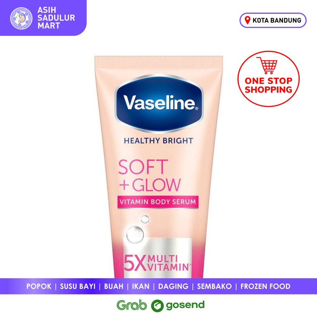 VASELINE, Vitamin Body Serum Soft Glow 180ml