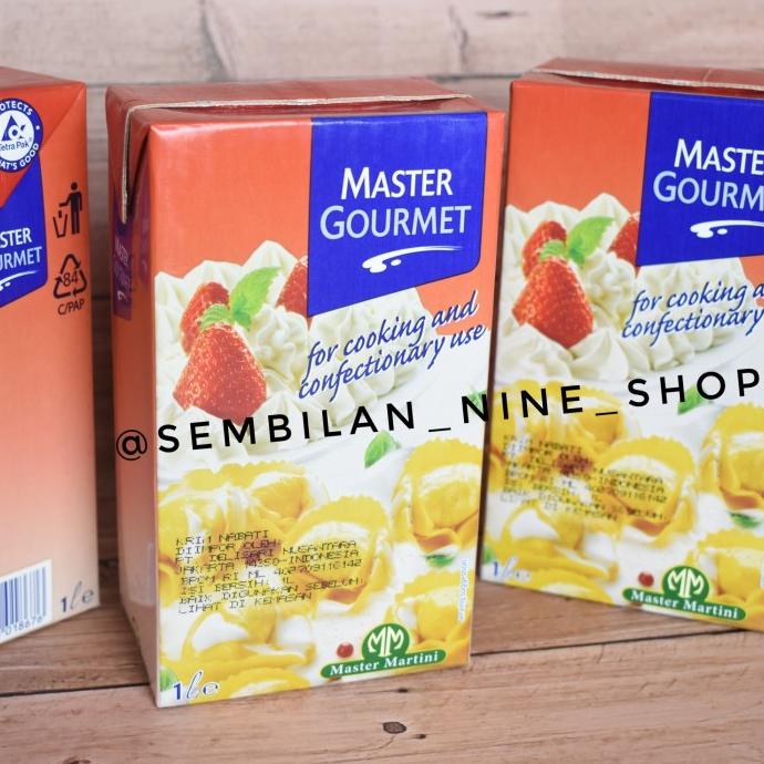 

Cooking Cream Master Gourmet 1 Liter TERLARIS TERPERCAYA ORIGINAL