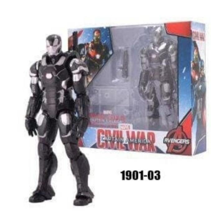Zd Toys Original Marvel Avengers Civil War War Machine Figure