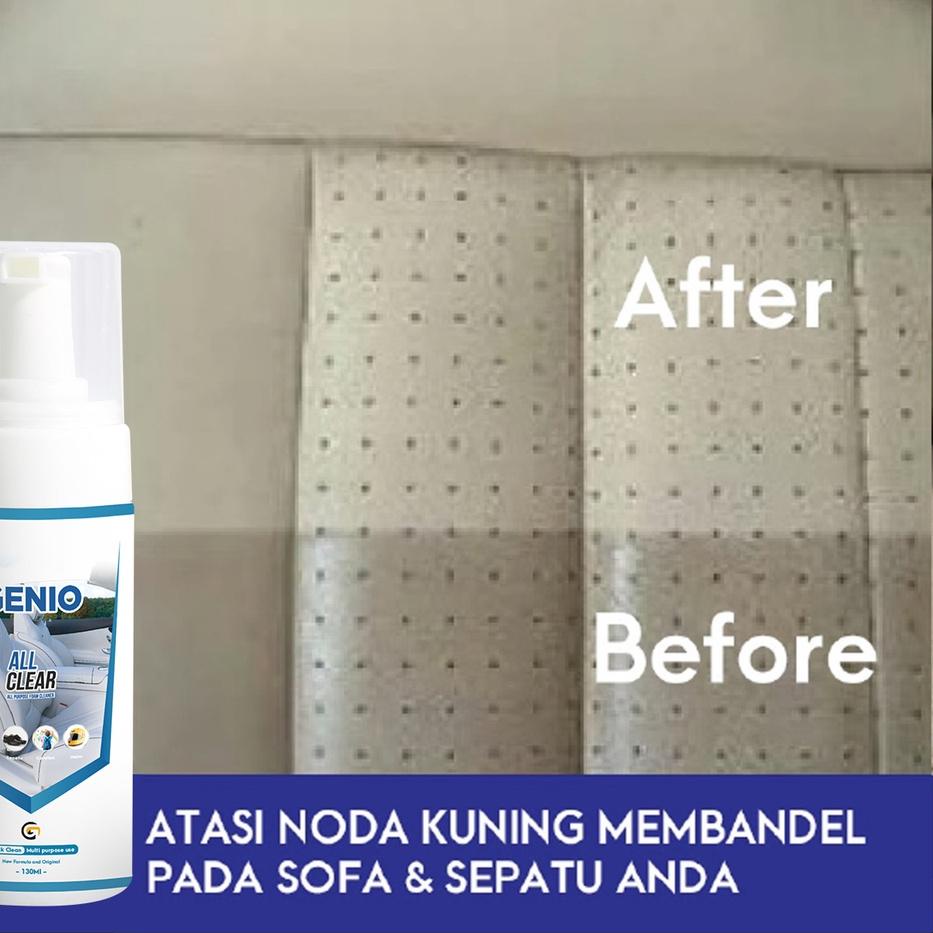 [SQ6]Genio All Clear Multi Foam Cleaner (150ML) - Pembersih Serbaguna Original by Genio-GRATIS ONGKI