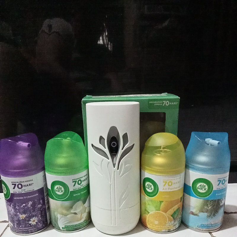 Dettol Mesin  air wick spray otomatis/mesin free refil + batre /tanpa dus