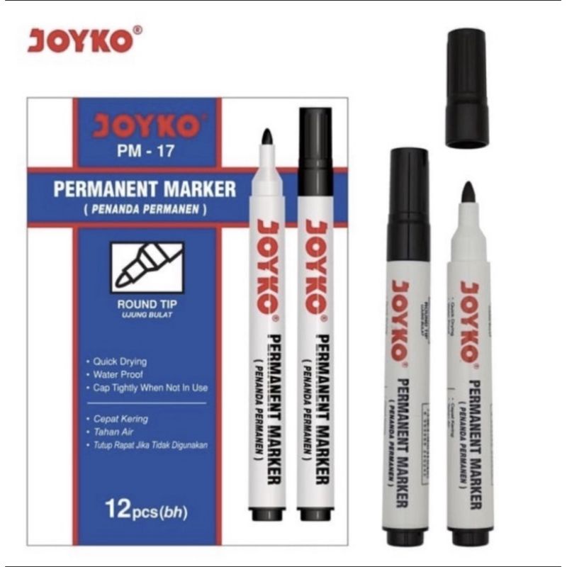 

Spidol joyko permanen marker || permanen spidol joyko hitam