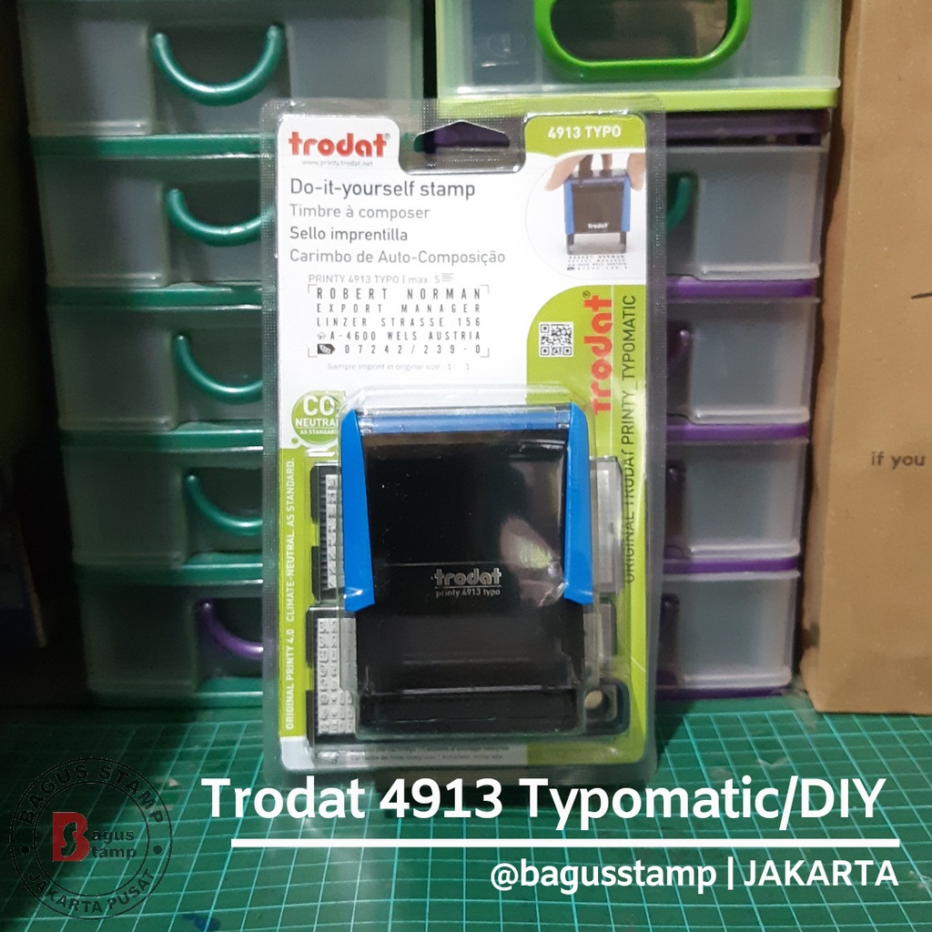 

RB Stempel EXPIRED dengan kode produksi atau format lain yang fleksibel Trodat Typo 4911 4912 4913