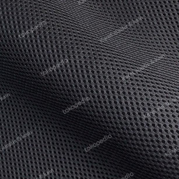[BISA COD] jala mesh double/kain jala double mesh/jala mesh sandwich hitam