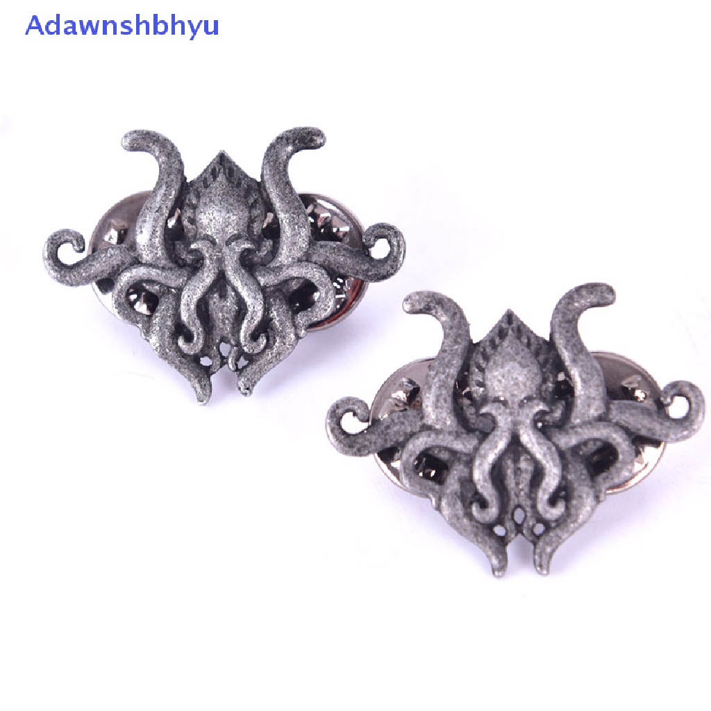 Adhyu Cthulhu Badge Bros Kerah Pin Untuk Baju Ransel Topi Perhiasan Dekorasi ID