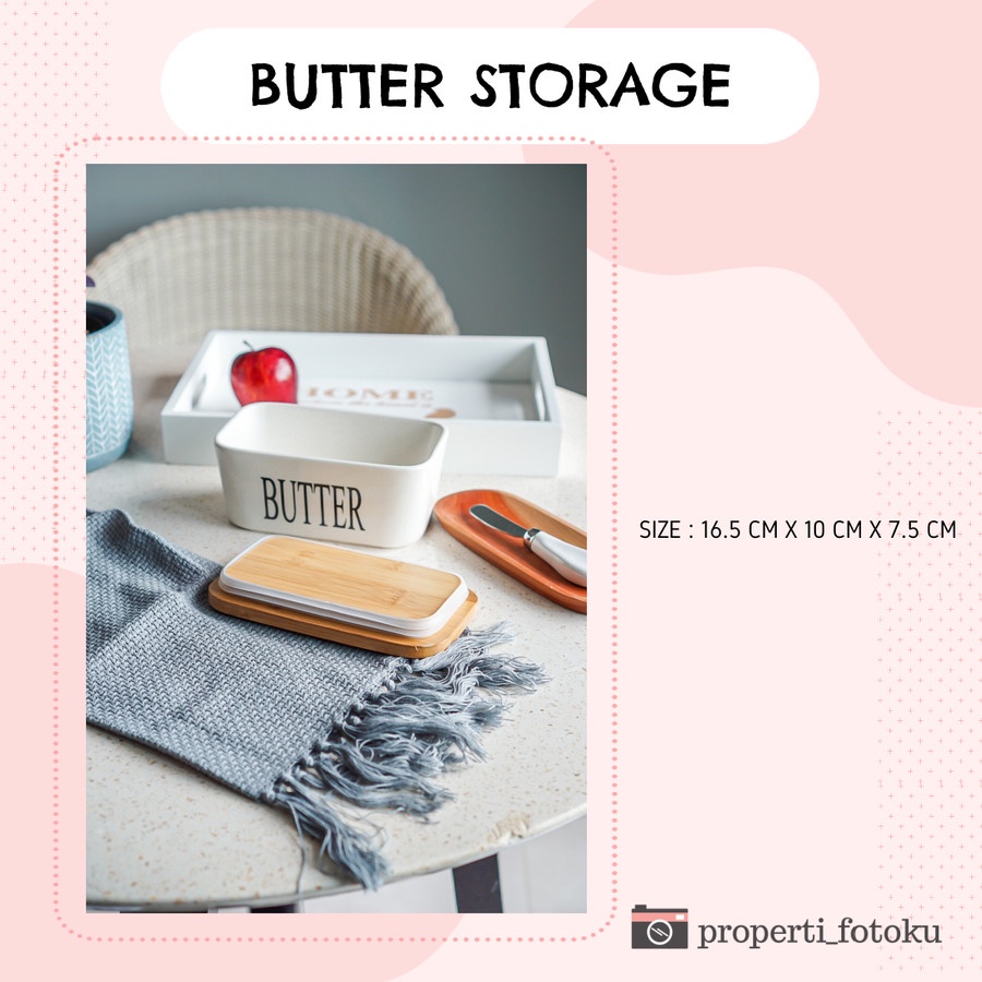 PF- Butter strorage / butter jug / tempat mentega - Butter