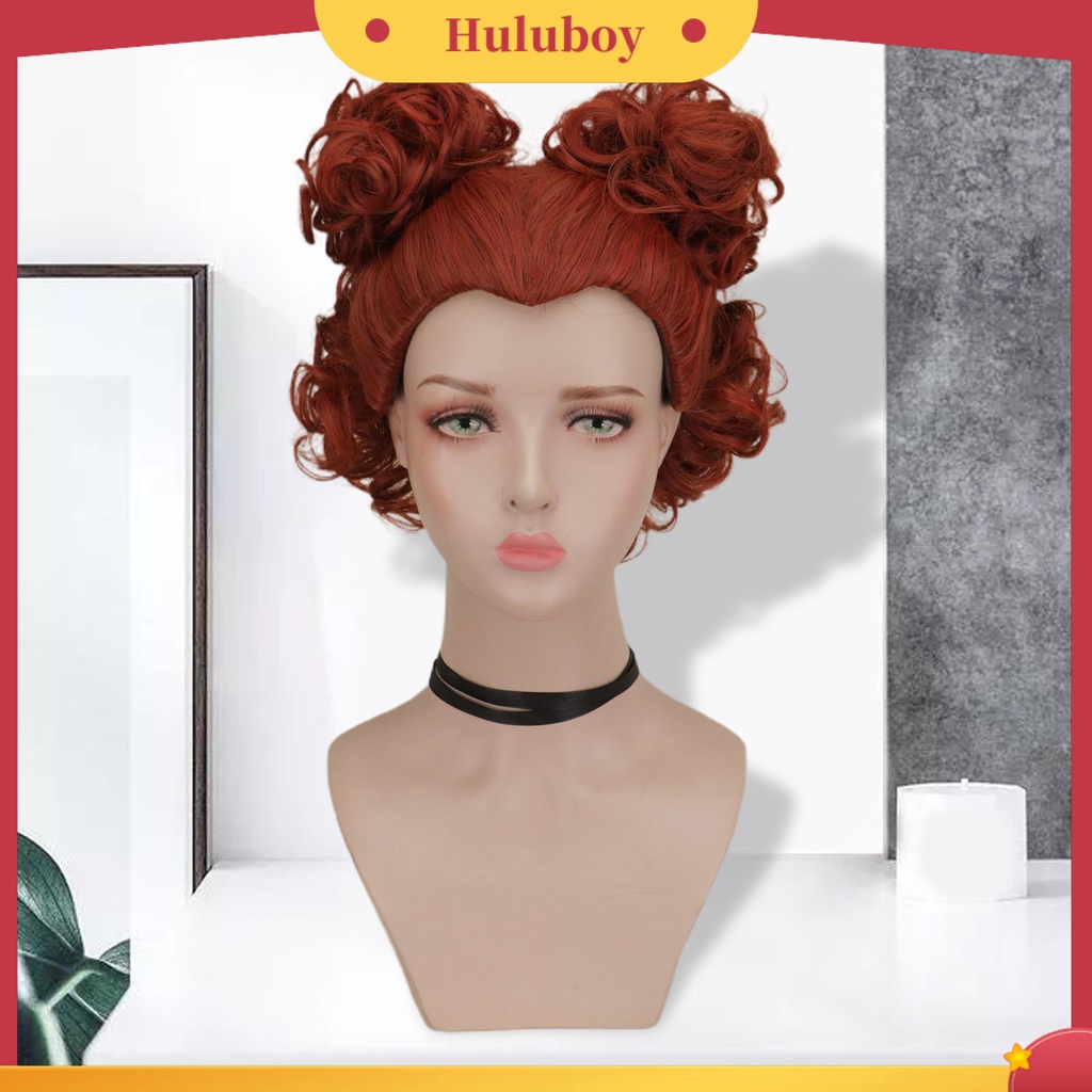 Wig Rambut Palsu Wanita Model Penyihir Bahan Silk Tahan Panas Untuk Pesta