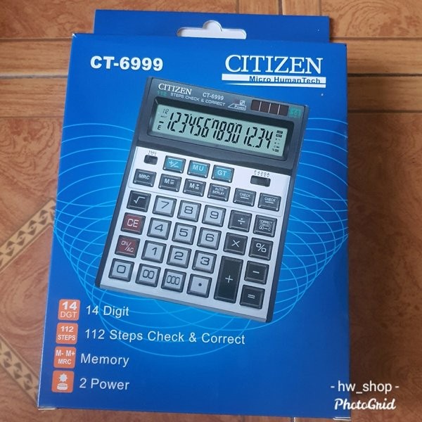 

KALKULATOR CITIZEN CT 6999 UKURAN BESAR . KALKULATOR CITIZEN 14 DIGIT #ORIGINAL