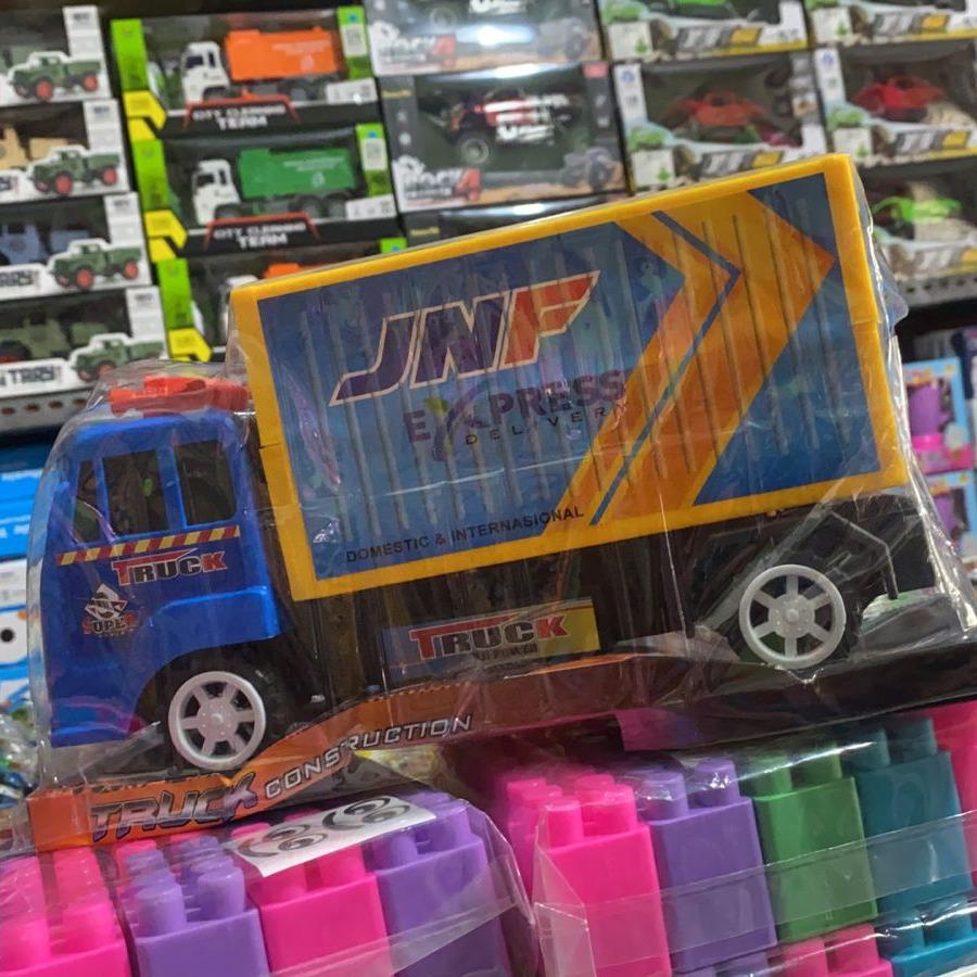 Mainan Mobil Truk Box Friction Mika