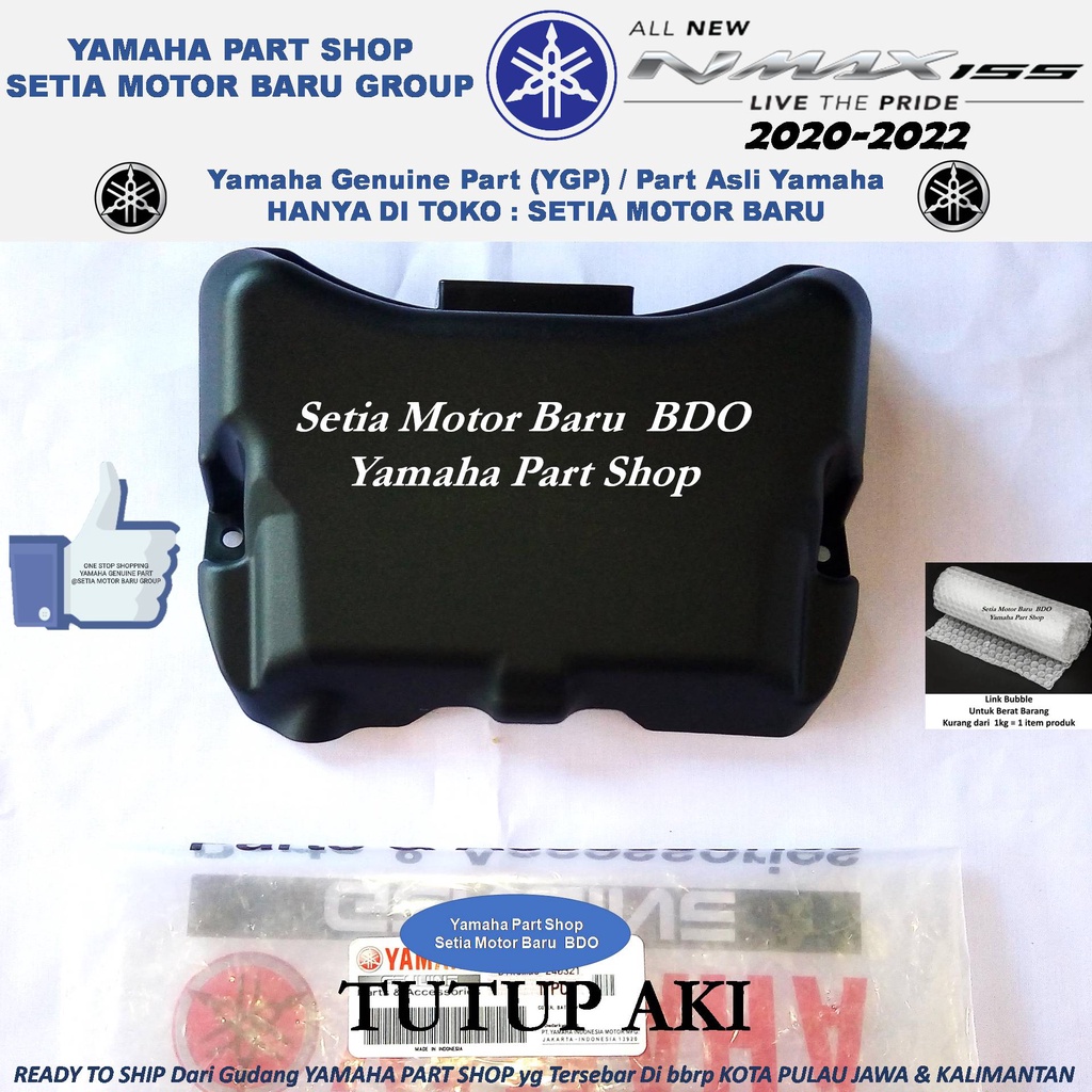 Cover Tutup Aki Battery All New Nmax N Max 2020-2022 Asli Yamaha Bandung