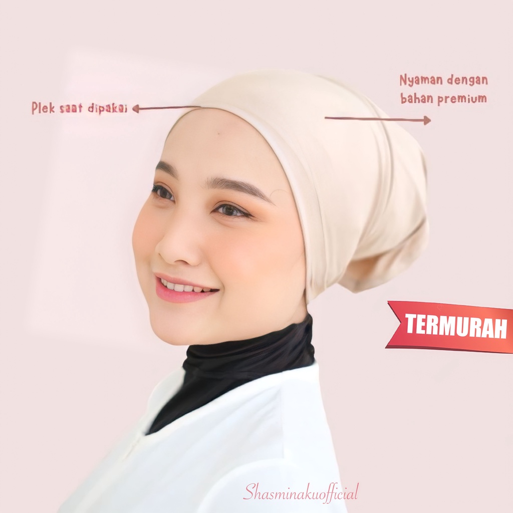 Ciput Inner Bandana Jersey Premium Spandex Dalaman Hijab