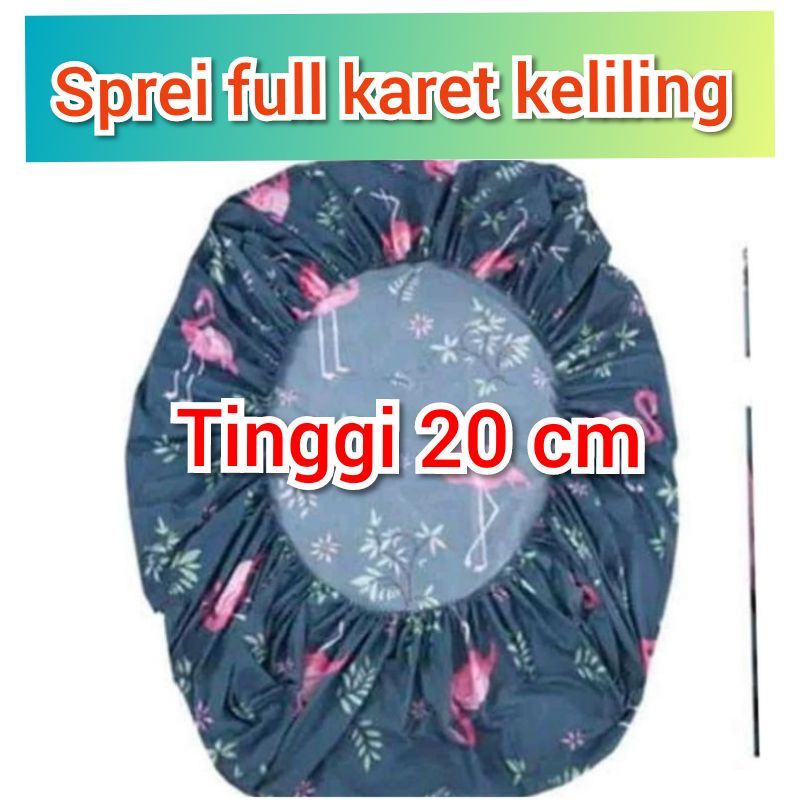 sprei full karet keliling