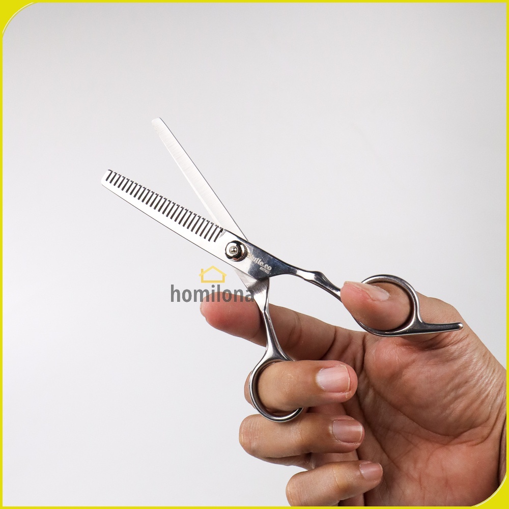 Biutte.co Gunting Sasak Rambut Full Stainless Steel - BHT002 - Silver