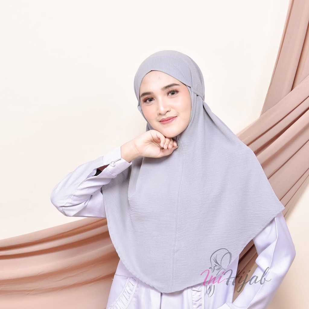 Ini Hijab - Bergo Crinkle 1 Layer