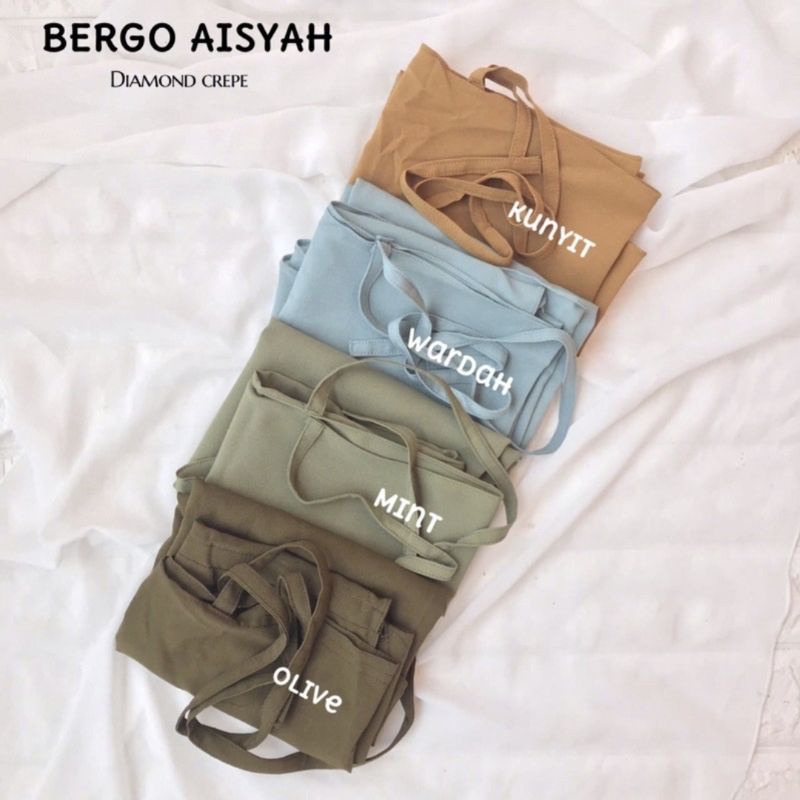 BERGO MARYAM DIAMOND CREPE/BERGO AISYAH