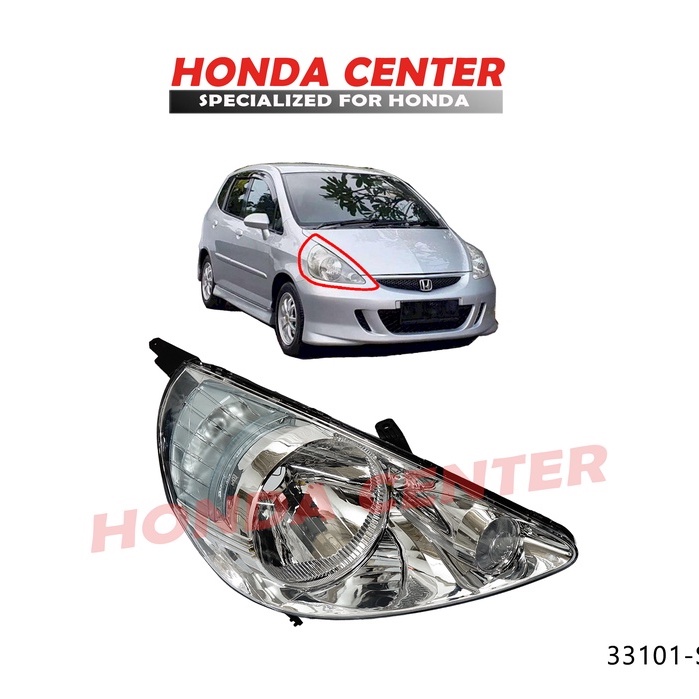 head lamp  jazz gd3 2004 2005 2006 2007 2008 vtec idsi lampu depan jazz gd3 2004 2005 2006 2007 2008 vtec idsi 33101-SAA 33151-SAA