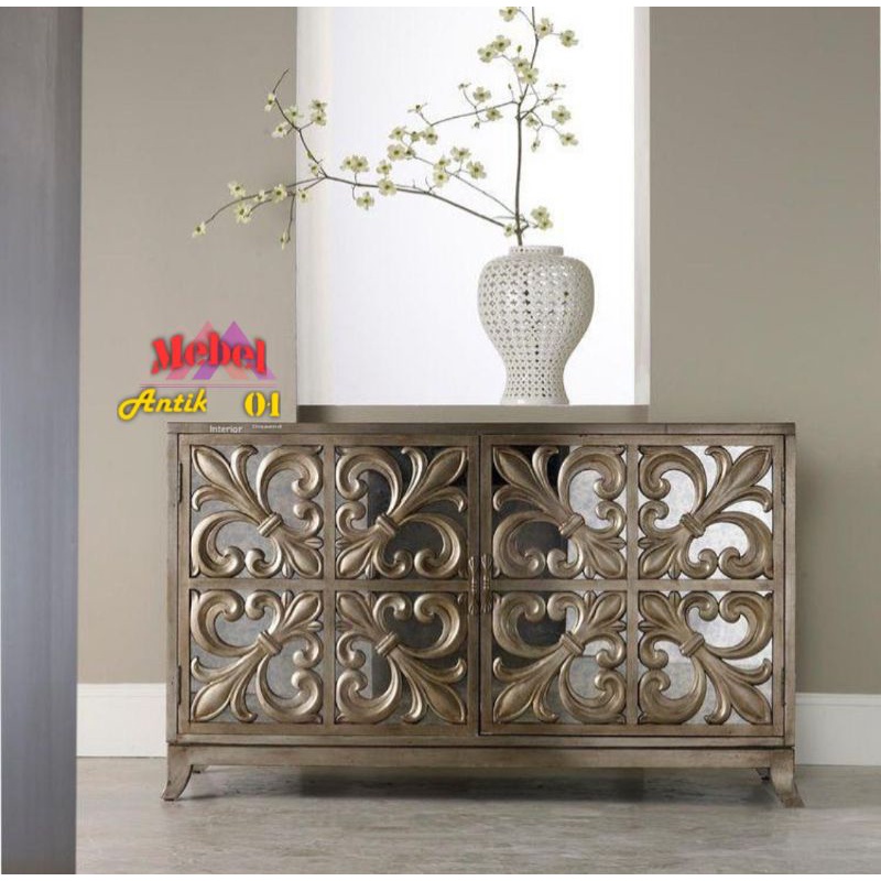 Buffet jati ukir custum