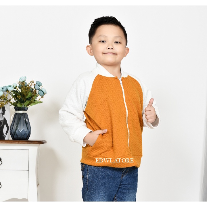 Jacket Terbaru Bahan Diamon Knit Cocok Untuk Anak Cewek dan Cowok 1-6th