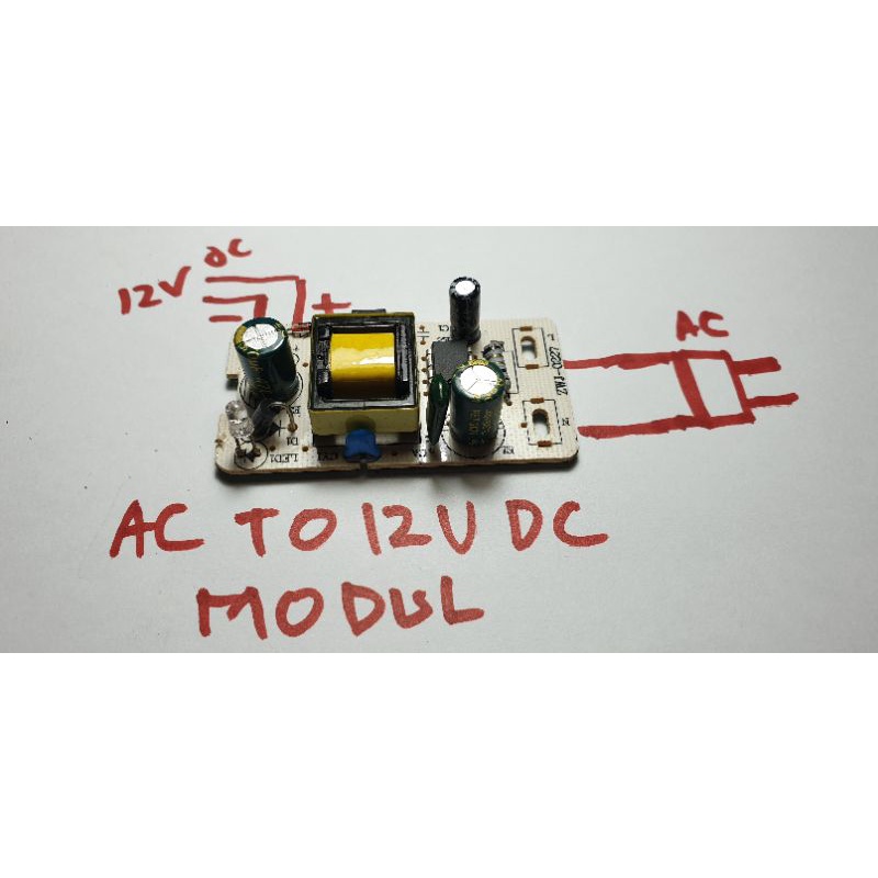 MODUL AC TO DC 12V 2 AMPER ACMATIC TO DC 12V MODUL SMPS