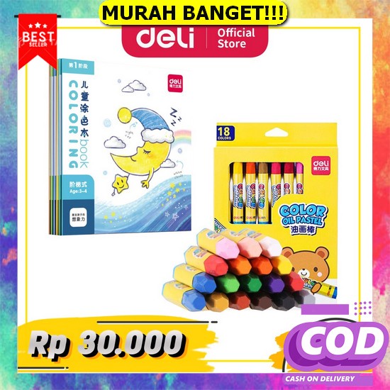 

Crayon Putar Fancy Murah Isi 24 Warna Hard Case / Krayon Minyak Motif 24 Batang / Oil Pastel Twister 24 Colors For Drawing Water Resistant Deli Back To School Set 6 - Buku Mewarnai Anak-Anak + Krayon 12/18 Warna Alat Tulis Sekolah