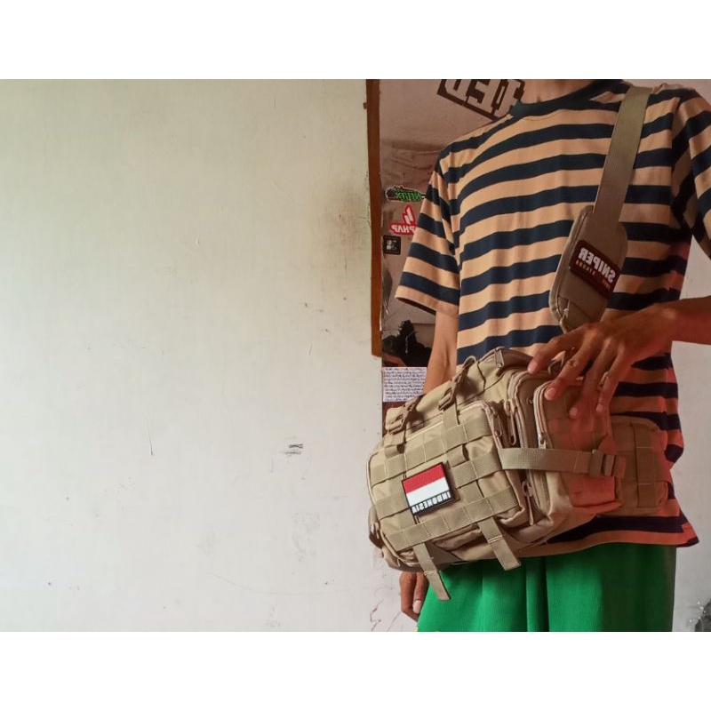 TAS SLEMPANG MULTIPUNGSI-TAS WARIOR ARMY BANDUL