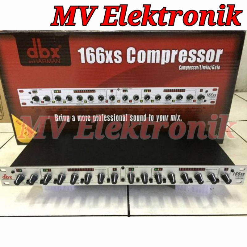 Compressor DBX 166XS Silver Compresor dbx166 XS