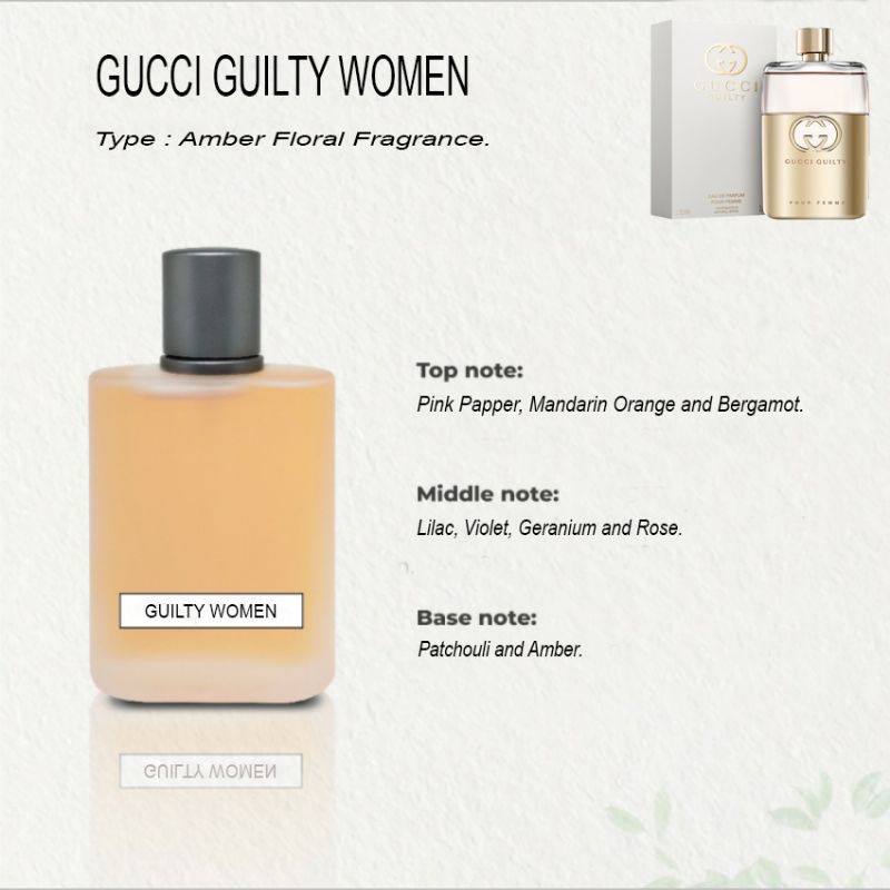 Parfum Refill GUCCI GUILTY WOMEN