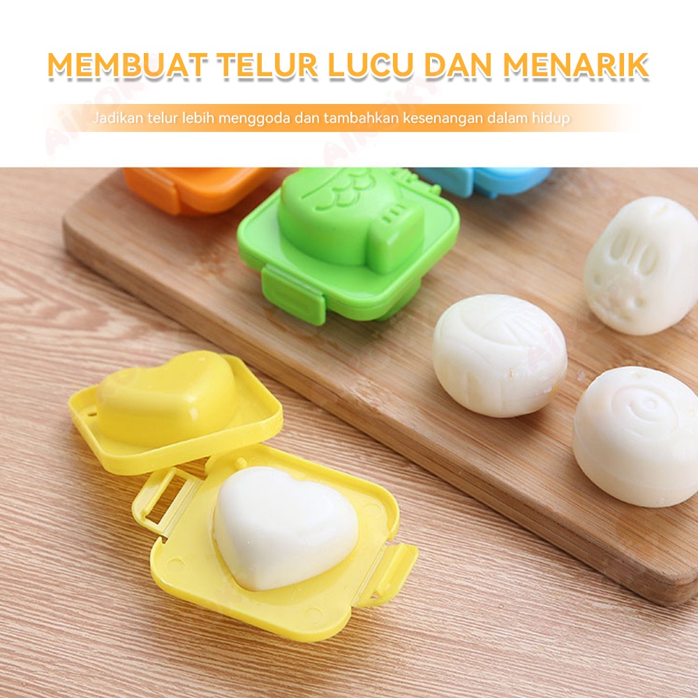 AIKOKY DIY Cetakan Nasi Bento Karakter/Sushi/Telur Rebus/Onigiri