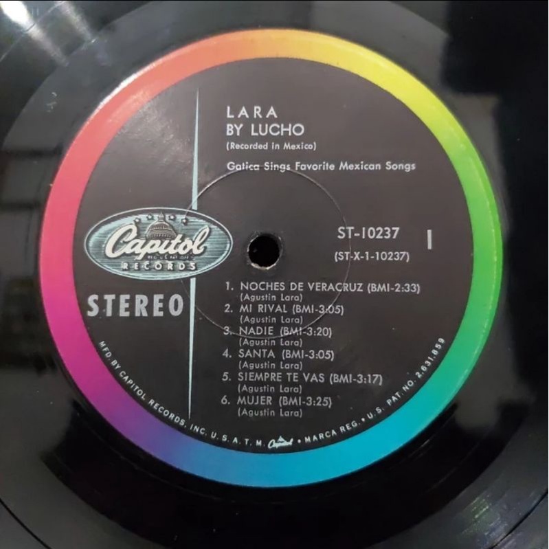 Kaset Vinyl Piringan Hitam 12 inch Lara By Lucho