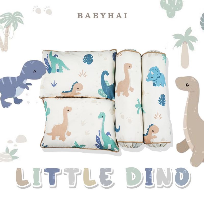 Babyhai bantal guling bayi set isi 4pc