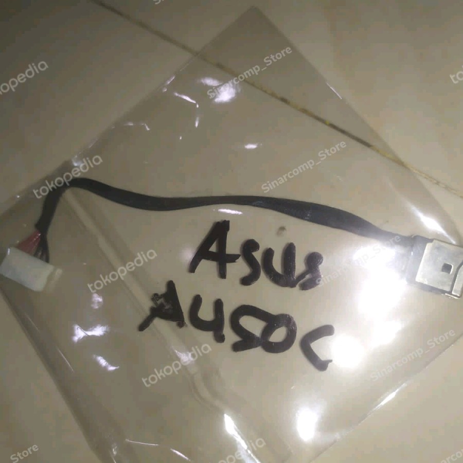 Kabel konektor dc jack power laptop asus a450 a450c