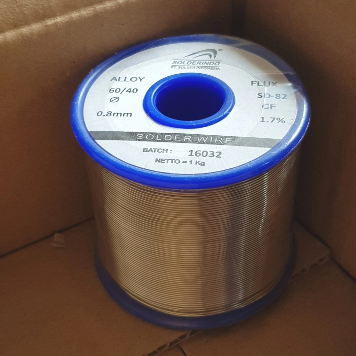 Timah Solder 0.8 1Kg Solderindo 60/40