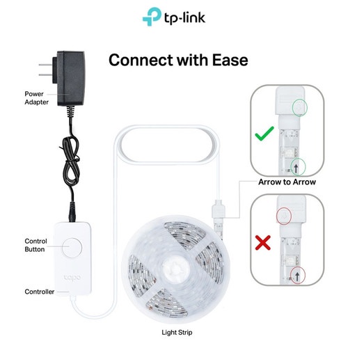 TPLinkTAPO-L920-5 Smart Wi-Fi Light Strip Multicolor TP-LinkTAPO L920 5 N