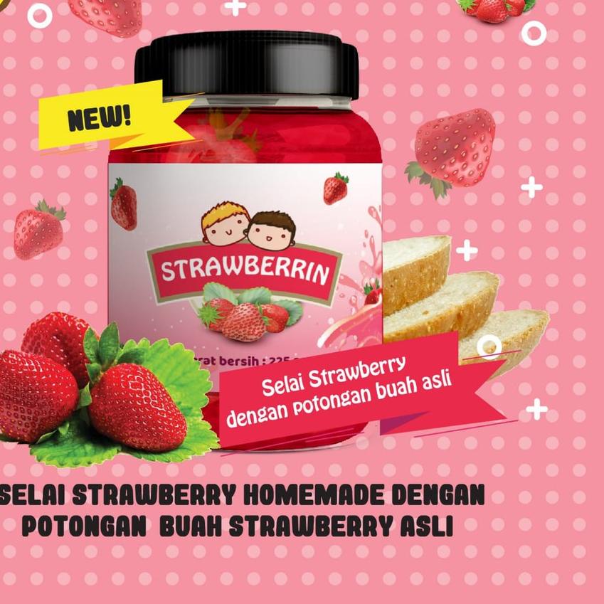 

BISA COD ✔️Selai Strawberrin 200 Gr - OlesinAjah - Homemade|RA2