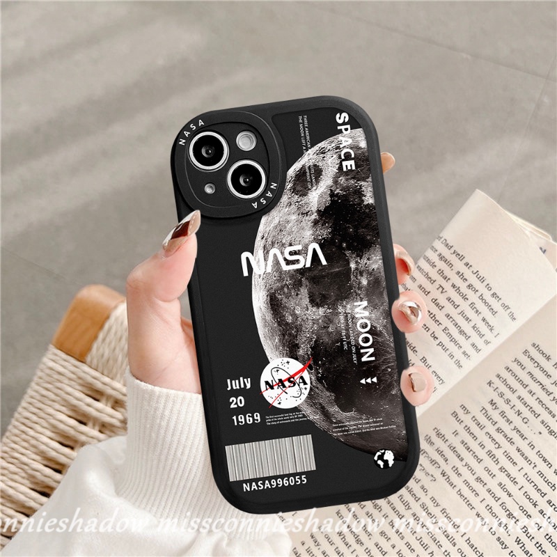 Redmi9 9A 10 9T 10A 9C NFC 10C PO CO M3 X3 NFC Pro Redmi Note10 8 9 9Pro 9s 10s 11 11s 10Pro 11Pro Plus 8Pro Mi 11 12x12 11Lite 11T NFC Trendy Brand NASA Soft Sarung Cover