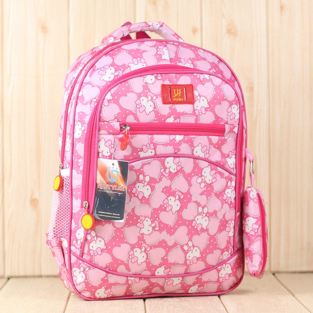 Ransel Anak Perempuan Tas Pink Ungu Unicorn Tas UJ Diskon Gendong Sekolah Anak Backpack Fashion Tebal