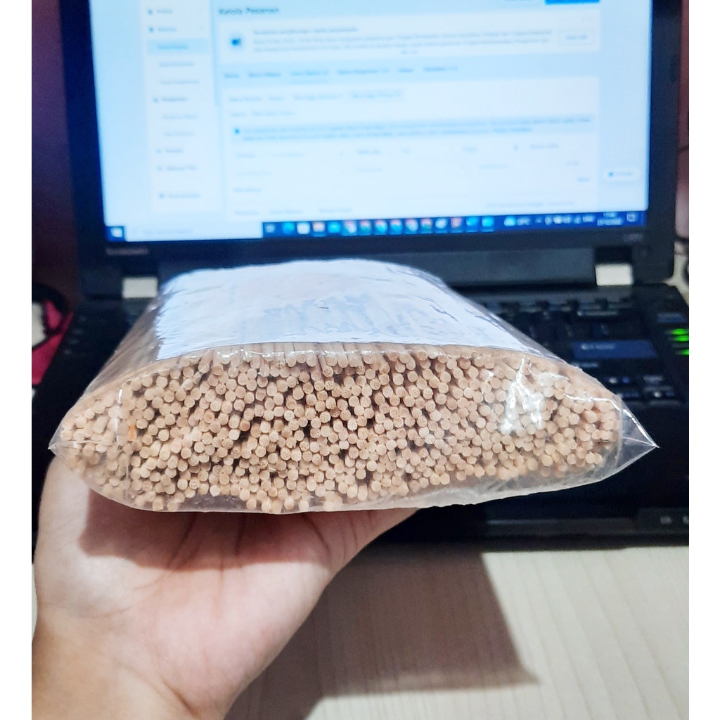 Tusuk sate bambu 20Cm isi 510 pcs / tusukan / cimol / sosis / Tusuk Sate Bambu HARMONI 20cm / Tusuk Sate bukan Koki Panda 1 PACK