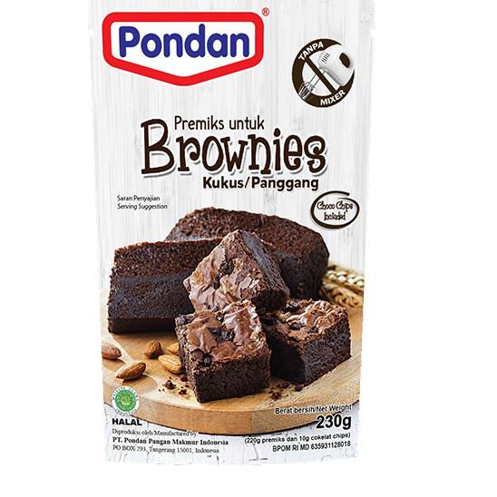 

SALE!!Pondan Brownies Kukus Panggang 230g (3 pouch)|KD9